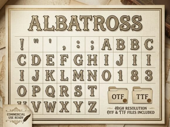 Albatross Font - Preview 2