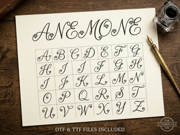Anemone Font - Preview 1