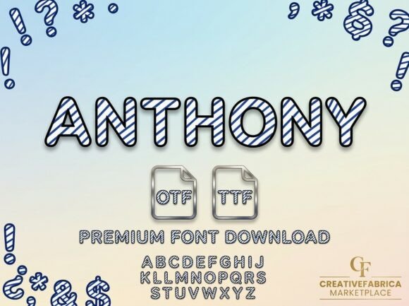 Anthony Font - Preview 1