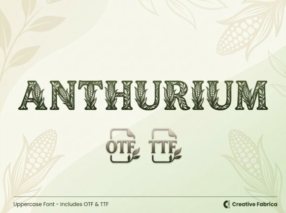 Anthurium Font - Preview 1