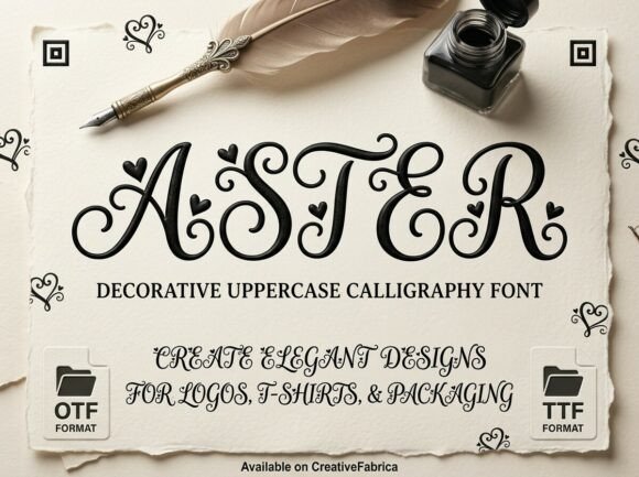 Aster Font - Preview 1