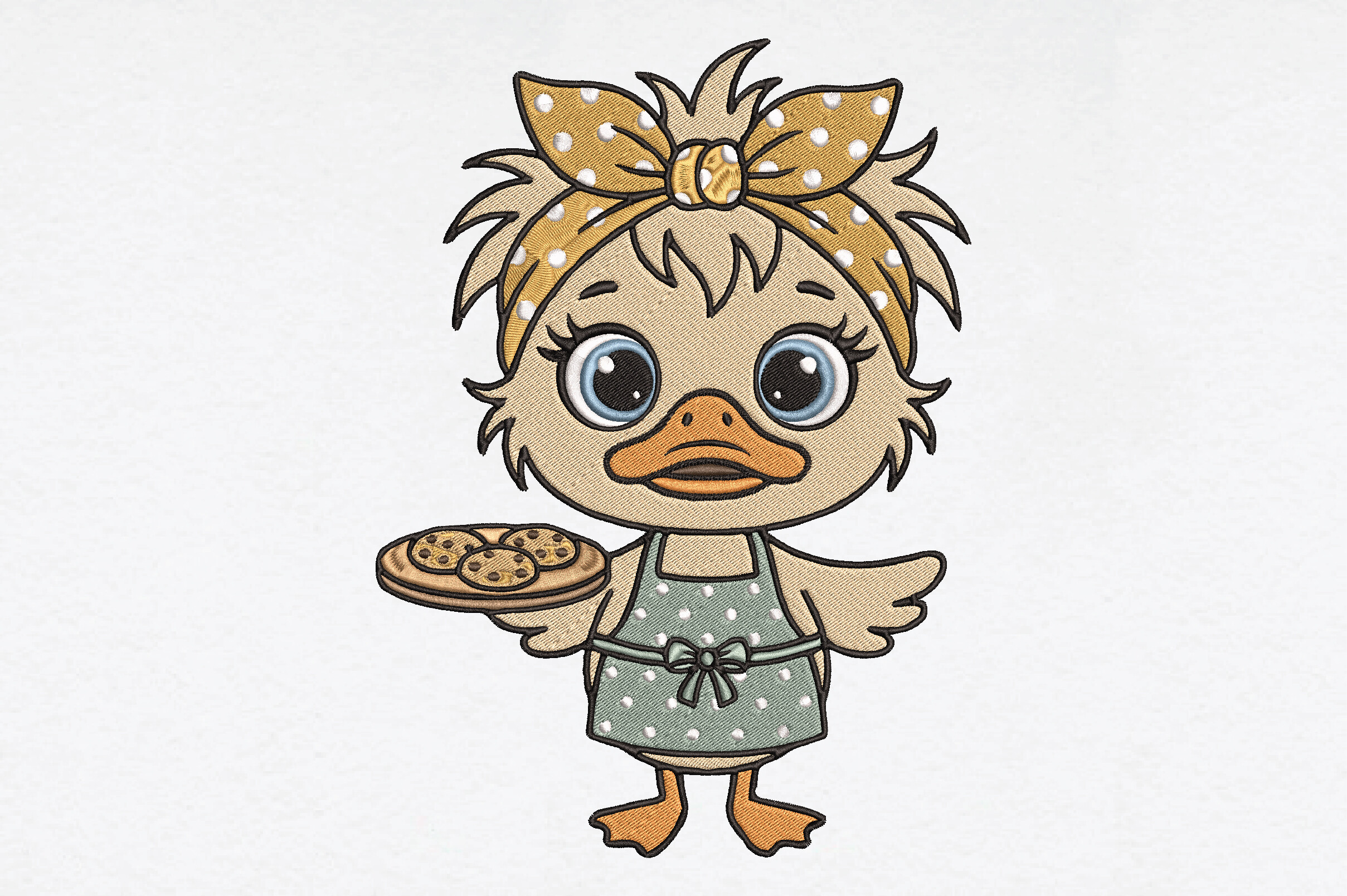 Baby Duck Embroidery