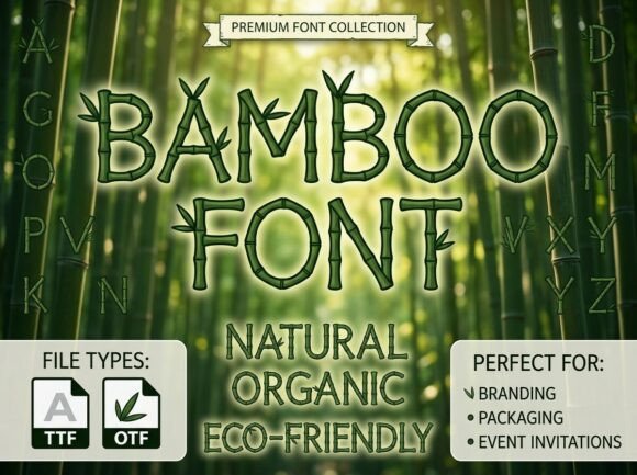 Bamboo Jungle Font - Preview 1