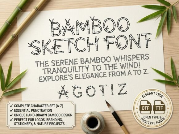 Bamboo Jungle Font - Preview 2