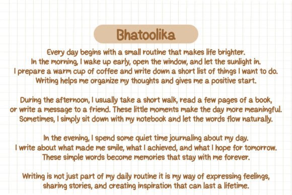 Bhatoolika Font - Preview 1