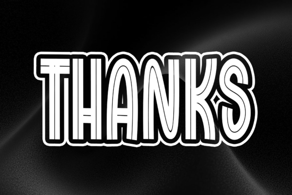 Blackish Font - Preview 4
