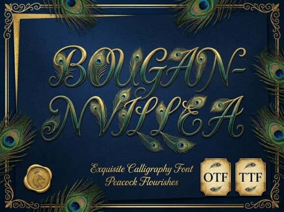 Bougainvillea Font - Preview 1
