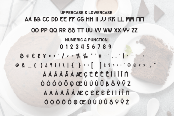Cake Chocolate Font - Preview 6
