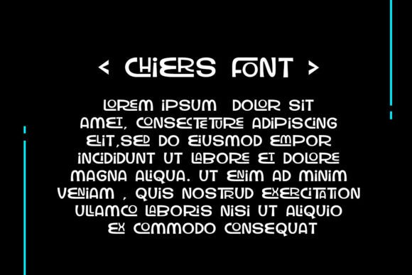 Chiers Font - Preview 4
