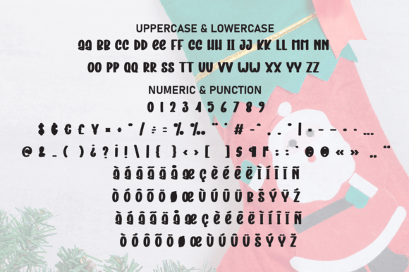 Christmas Stocking Font - Preview 6