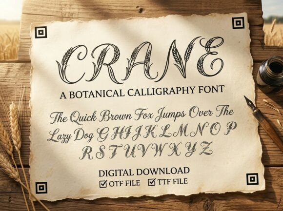 Crane Font - Preview 1