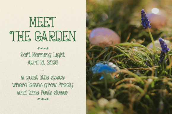 Curlicue Garden Font - Preview 2
