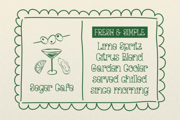 Curlicue Garden Font - Preview 5