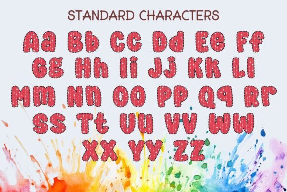 Dangling Hearts Font - Preview 1