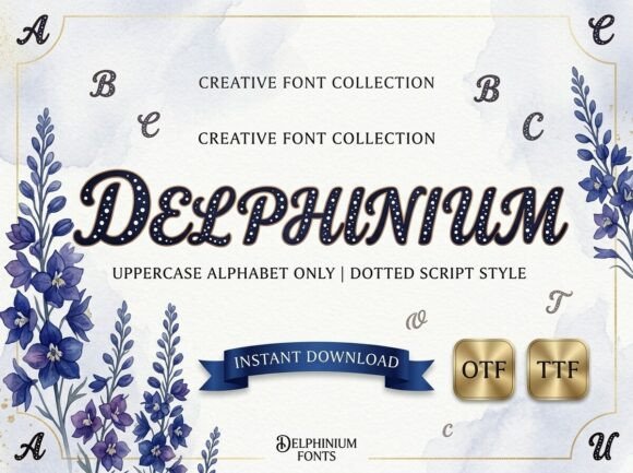 Delphinium Font - Preview 2