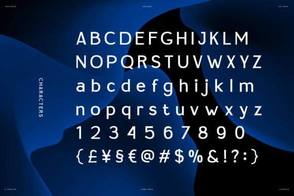 Dustrone Font PNG with transparent background - Preview 1