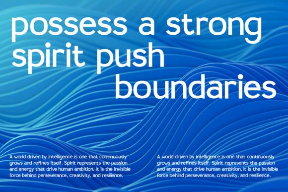 Dustrone Font PNG with transparent background - Preview 2