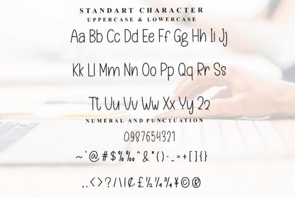 Elegant Background Font - Preview 3
