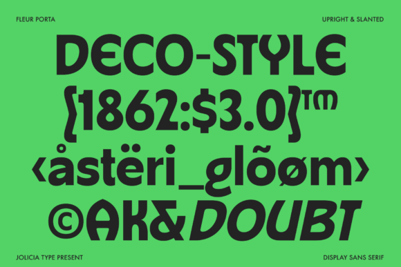 Fleur Porta Font PNG with transparent background - Preview 5