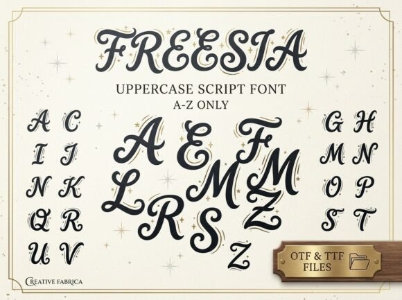 Freesia Font - Preview 1