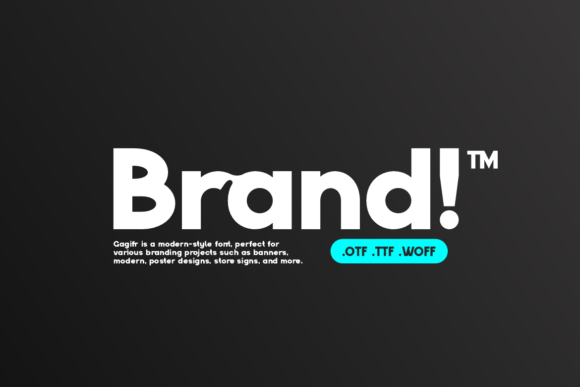 Gagifr Font - Preview 2