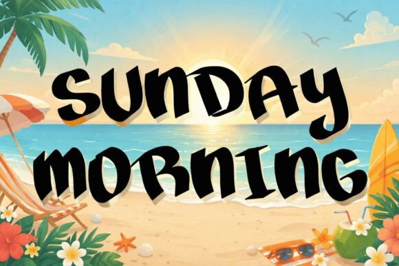 Golden Summer Font - Preview 1