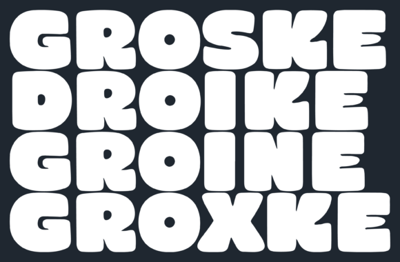 Groike Font - Preview 2