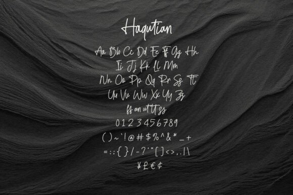 Haqutian Font PNG with transparent background - Preview 5