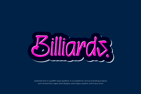 Jolistreet Font PNG with transparent background - Preview 1