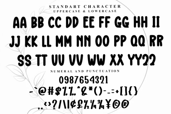 Lemon Harvest Font PNG with transparent background - Preview 4