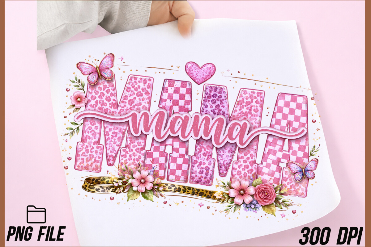 Leopard Mama Png, Checkered Mama Png Graphic by PrintExpert · Creative ...