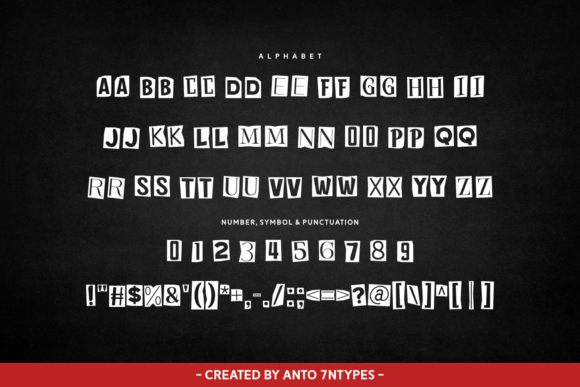 Magazine Design Font PNG with transparent background - Preview 2