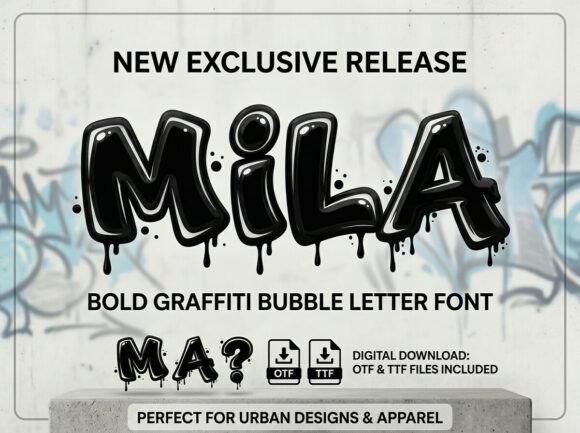 Mila Font Display Font Di Creativeguru
