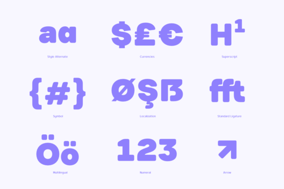 Moder Font PNG with transparent background - Preview 4