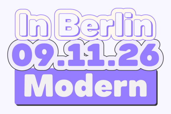 Moder Font PNG with transparent background - Preview 6