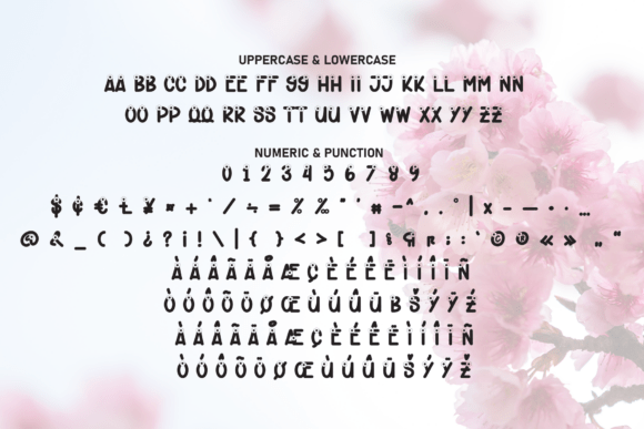 Morning Blossom Font PNG with transparent background - Preview 6