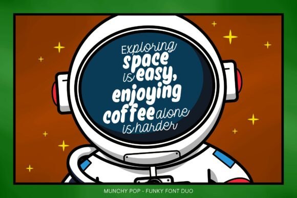 Munchy Pop Font PNG with transparent background - Preview 3