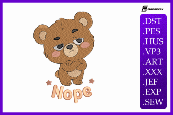 Nope Teddy Bear