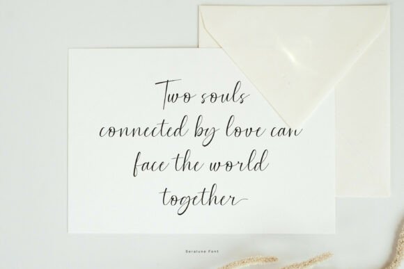 Seralune Font PNG with transparent background - Preview 5