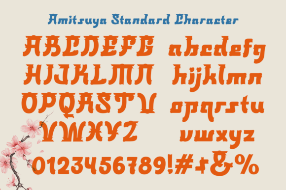 Amitsuya Font - Preview 1