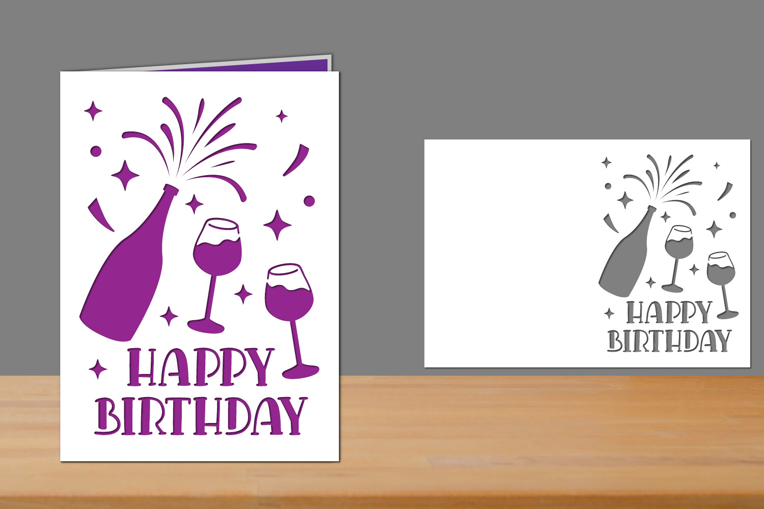 Birthday Card, Happy Birthday Papercut