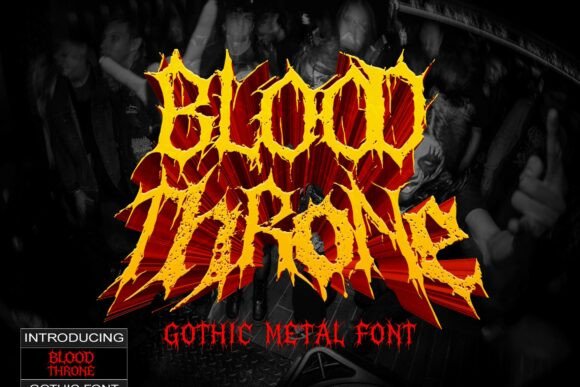 Blood Throne Font - Preview 1