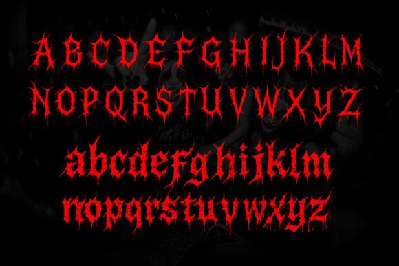 Blood Throne Font - Preview 5