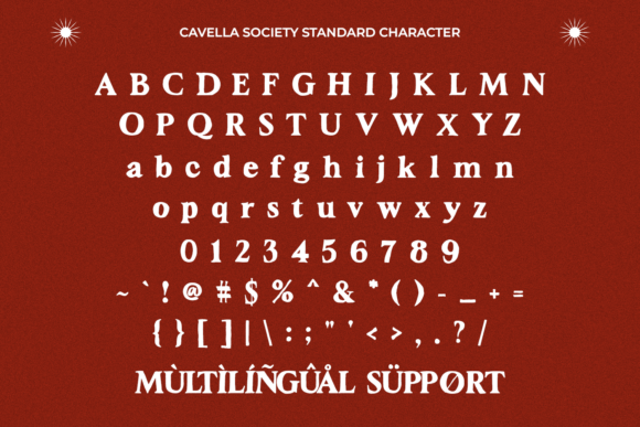 Cavella Society Font - Preview 5