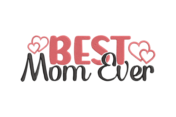 Cute Heart Mom Quote Stitch File