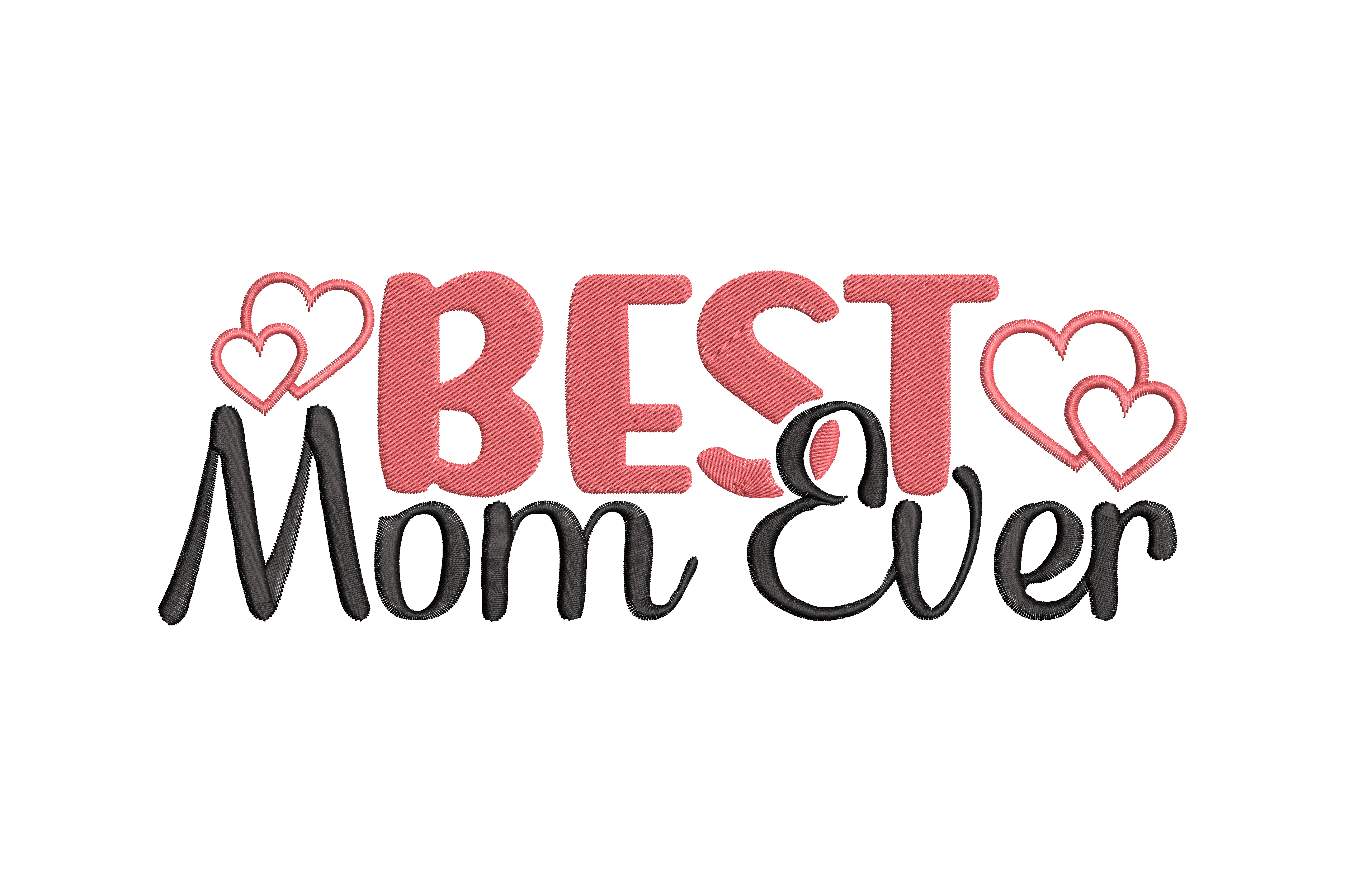 Cute Heart Mom Quote Stitch File
