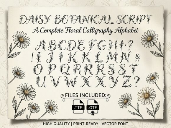 Daisy Font - Preview 1