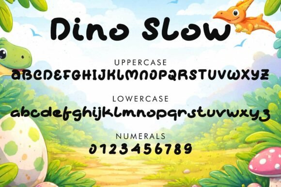 Dino Slow Font - Preview 3