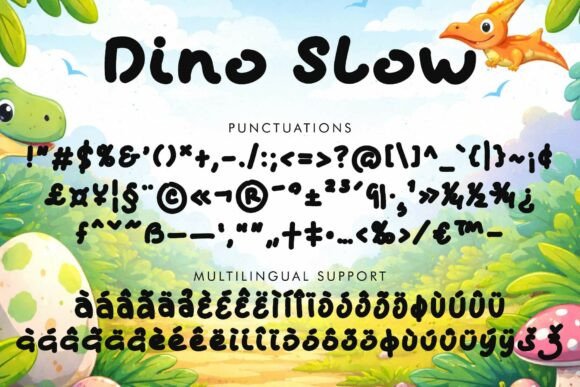 Dino Slow Font - Preview 4