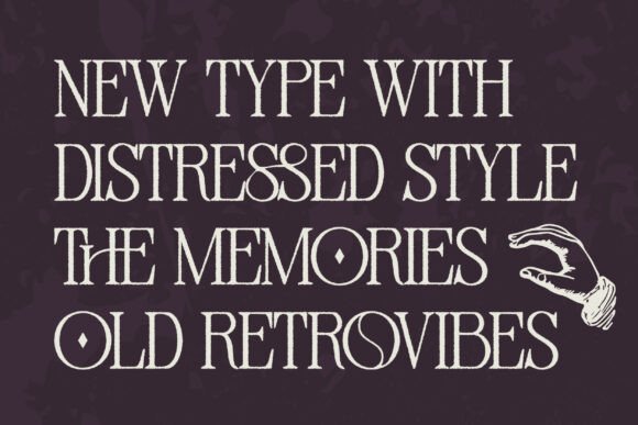 Distressed Sherlock Font PNG with transparent background - Preview 1